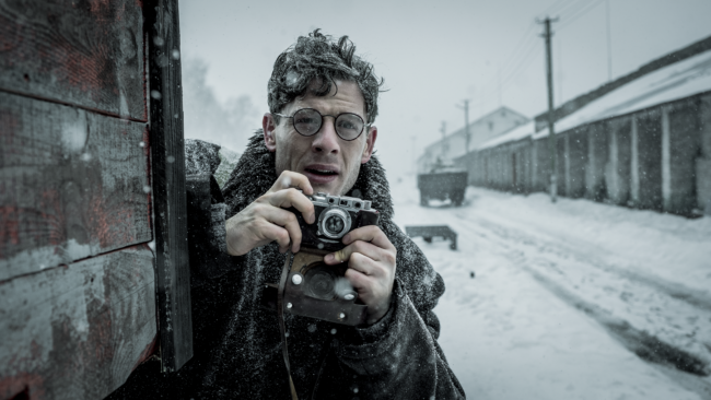 James Norton in MR. JONES directed by Agnieszka Holland (Photo by Robert Palka © 2019 Film Produkcja All rights reserved)